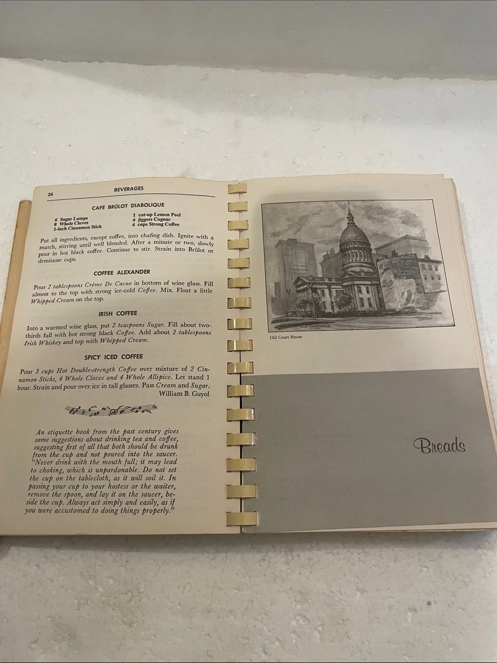 Vintage 1964 The Saint Louis Cookbook Bicentennial Issue Spiral Bound Recipes
